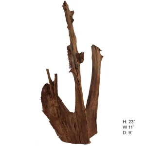 Malaysian Driftwood, Super WYSIWYG 23" x 11"
