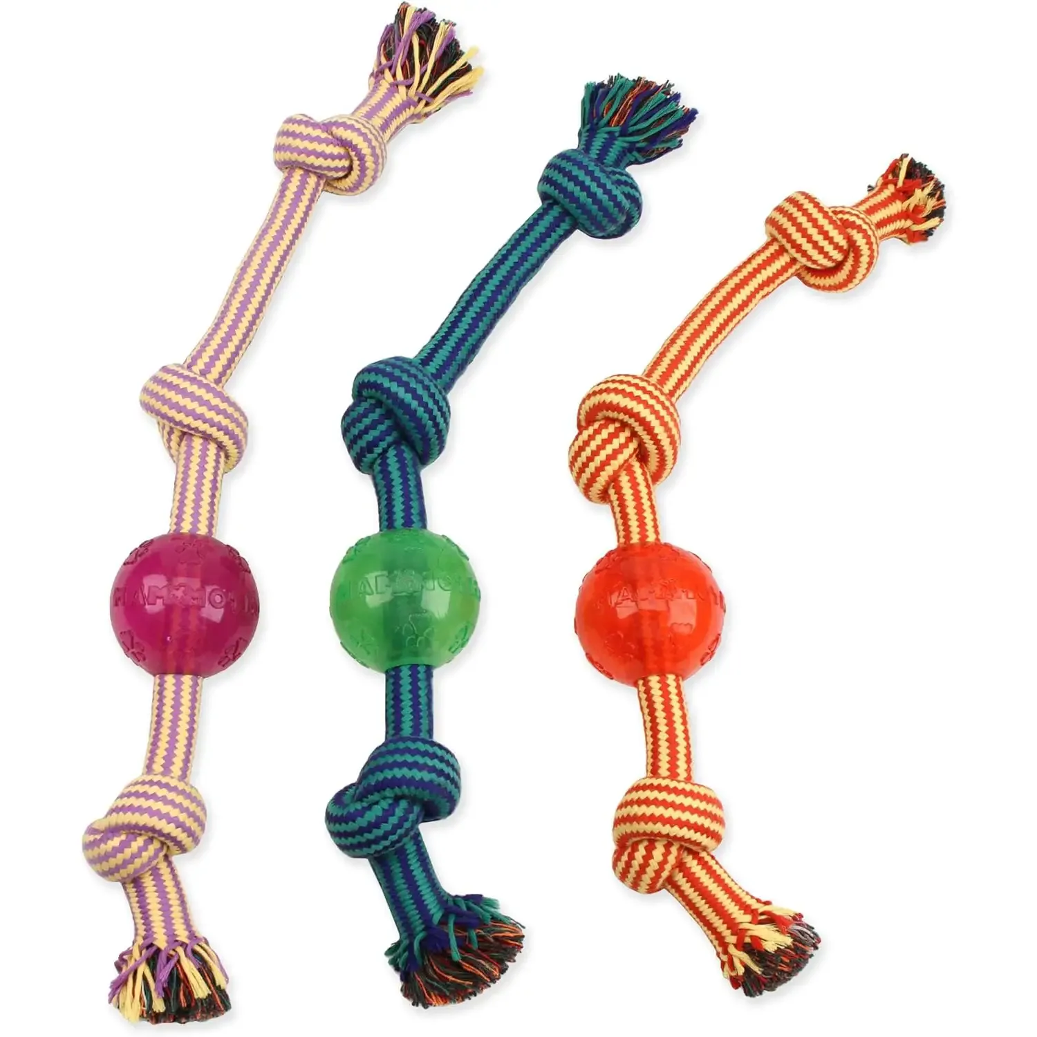 Mammoth Flossy Chews Rope Tug with Ball