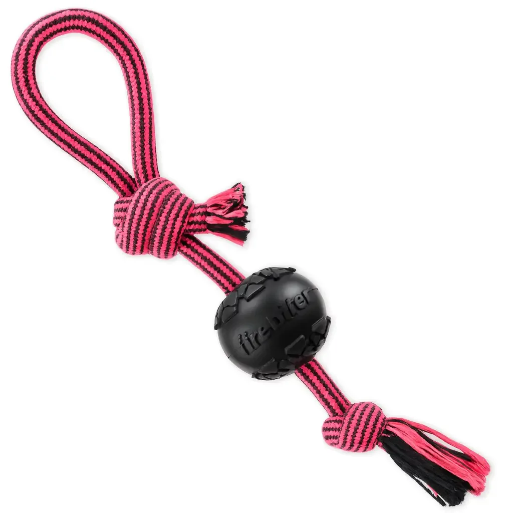 Mammoth Flossy Chews Tire Biter Ball Rope