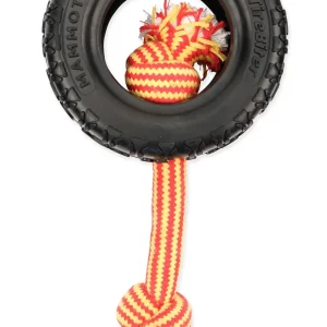 Mammoth Pet Large 6-in Tirebiter Advanced with Rope Dog Toy