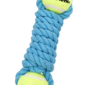 Mammoth Pet Mini 7.5-in Twister Bone with 2 Mini Balls Dog Toy