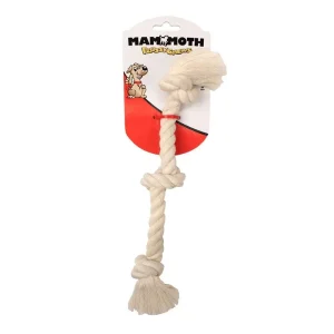Mammoth Pet Products 100% Cotton 3 Knot Rope Tug Dog Toy Multi-Color, 20 in, Medium