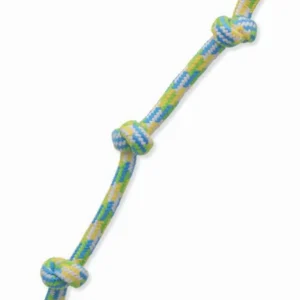 Mammoth Pet Products Braidys 3 Knot Rope Tug Dog Toy Assorted, 20 in, Medium