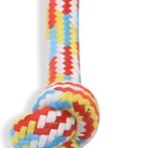 Mammoth Pet Products Braidys Rope Bone Dog Toy Assorted 9 in, Small