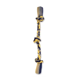 Mammoth Pet Products Cotton blend Color 3 Knot Rope Tug Dog Toy Assorted, 25 in, Large