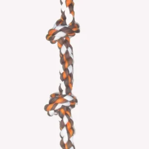 Mammoth Pet Products Cotton Blend Color 4 Knot Rope Tug Dog Toy Assorted, 31 in, X-Large