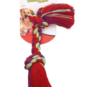 Mammoth Pet Products Cotton Blend Color Rope Bone Dog Toy Assorted, 6 in, Mini