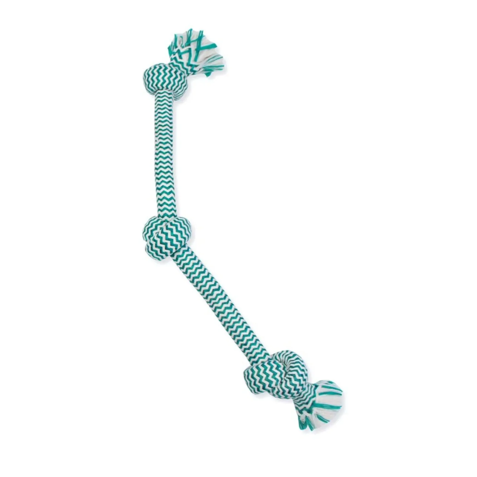 Mammoth Pet Products EXTRA FRESH 3 Knot Tug Dog Toy Multi-Color, 25 in, Large