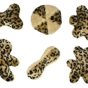 Mammoth Pet Products Jungle Plush Dog Toys Assorted, 54-Count