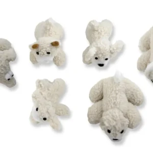 Mammoth Pet Products Lambswool Plush Dog Toys Assorted