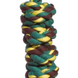Mammoth Pet Products Monkey Fist Bar Dog Toy Multi-Color, 15 in, Small