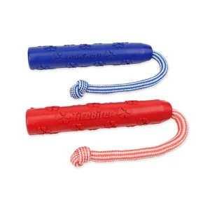 Mammoth Pet Products TireBiter Advanced Color Retriever with Poly Rope Dog Toy 11 in