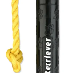 Mammoth Pet Products TireBiter Retriever with Poly Rope Dog Toy Multi-Color, 11 in