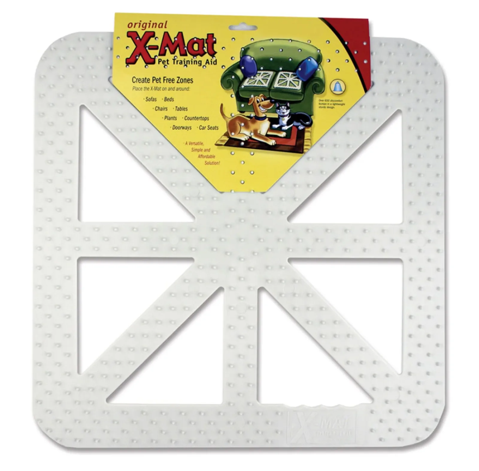 Mammoth Pet Products x-Mat ORIGINAL Pet Training Mat, White, 18 in