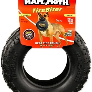 Mammoth TireBiter II Natural Rubber Dog Toy