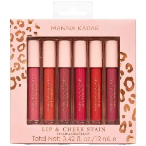 Manna Kadar Lip & Cheek Stain Set 6 pc.