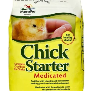 Manna Pro Products Chick Starter Grower w/Medicated Crumbles 5 lb