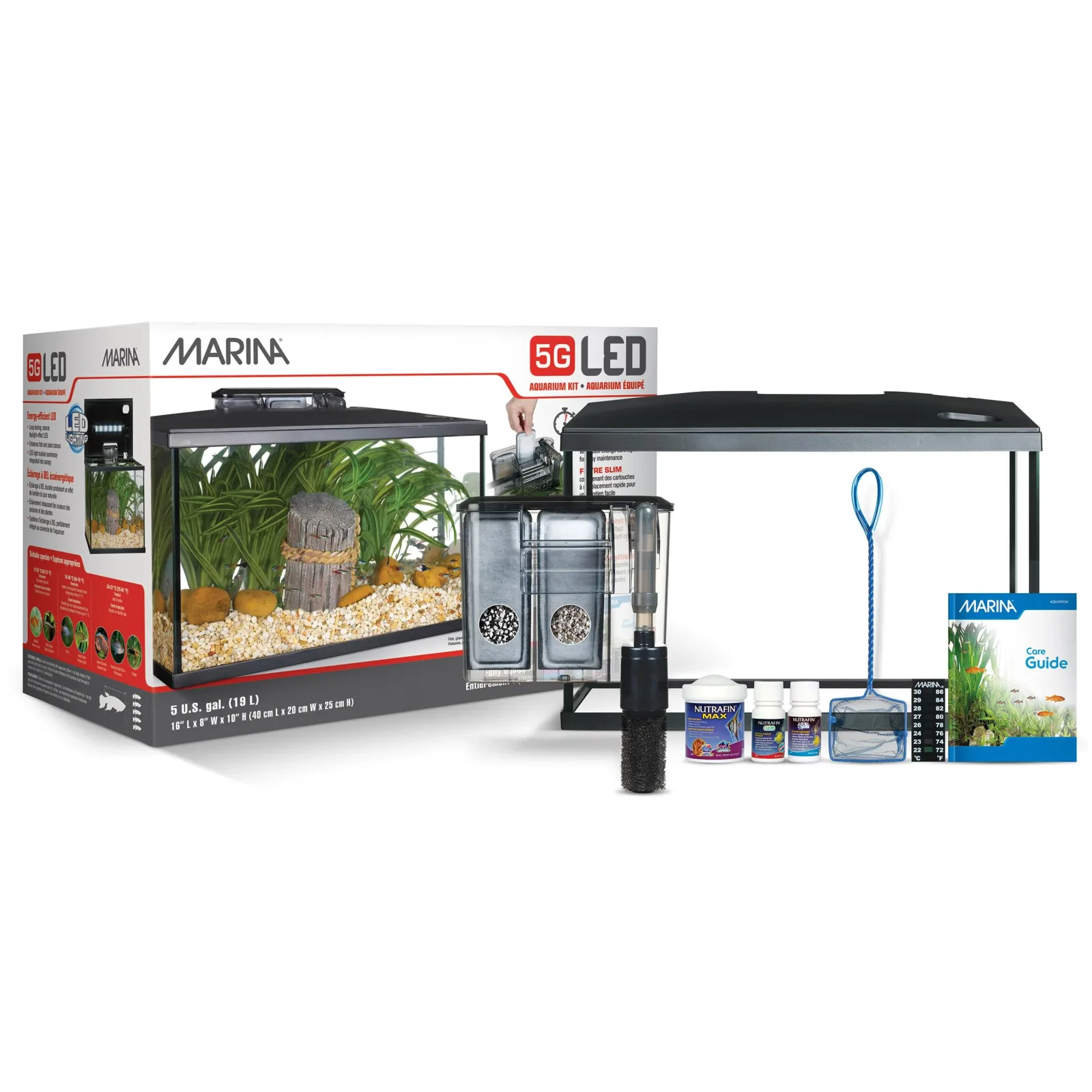 Marina LED Aquarium Kit 5 gal