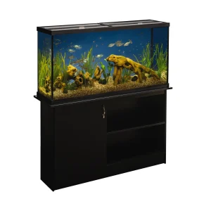 Marineland Ensemble Tank and Stand Aquarium Kit Black 60 gal, 51Inx16Inx56 in SD-3