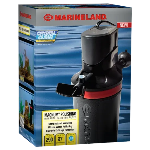 Marineland Magnum Polishing Internal Canister Filter Black - Image 2