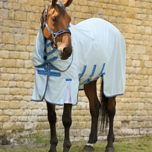 MARKED - Bug Buster Fly Rug with Detachable Neck and Belly Flap Blue