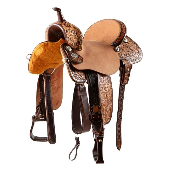 Martin Saddlery Natural BTR 14S 7G Saddle - Image 2
