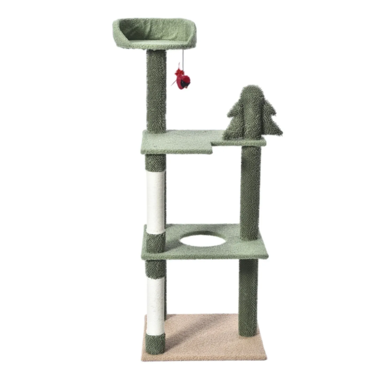 Max & Marlow 3 Level Cat Pine Tree 51 in
