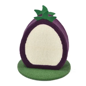 Max & Marlow Apple Novelty Cat Scratcher Plum