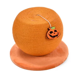Max & Marlow Apple Novelty Cat Scratcher Pumpkin