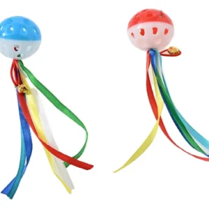 Max & Marlow Ball with Ribbon Assorted Cat Value Toys Display 24 ct