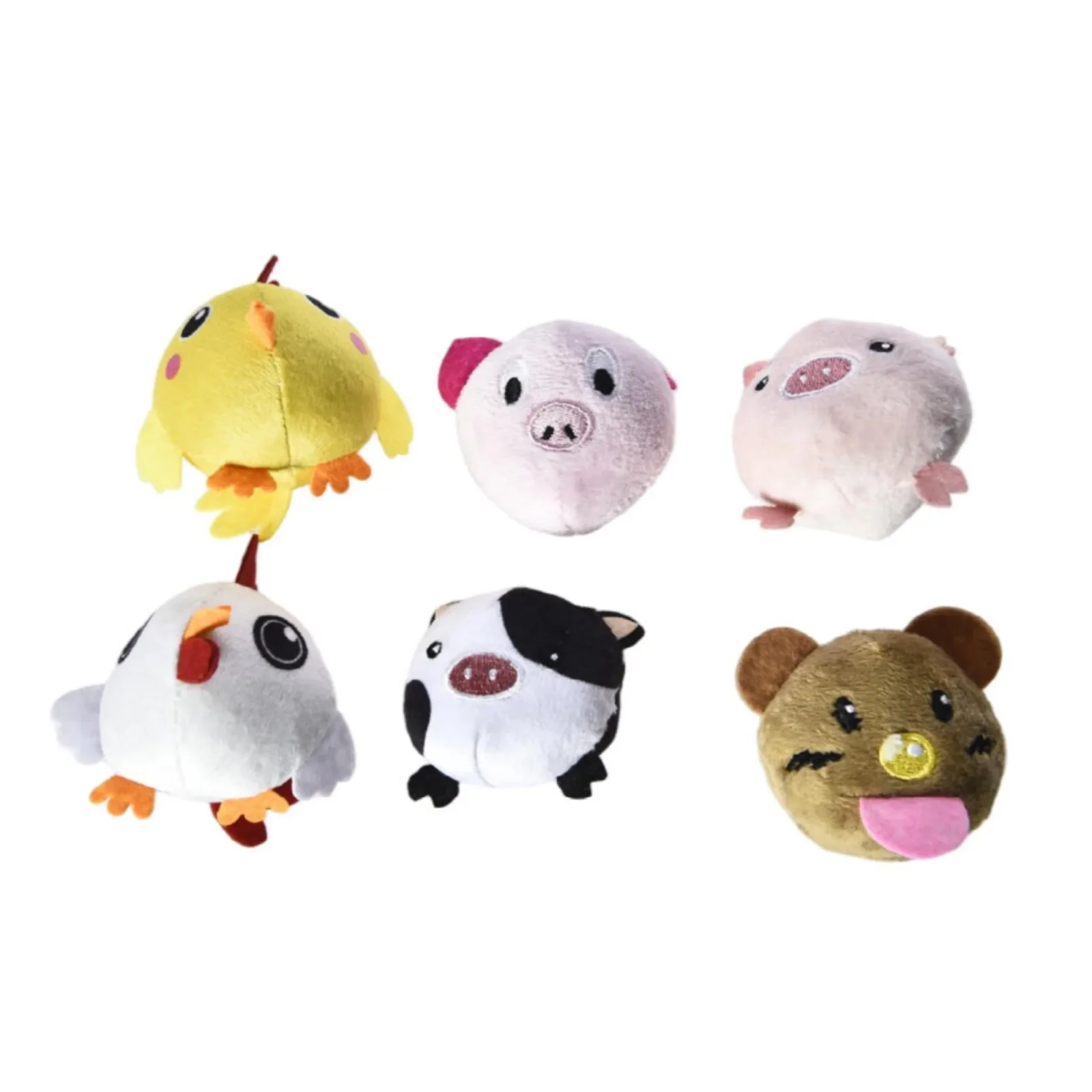 Max & Marlow Cat Farm Animals Assorted, 6-Count