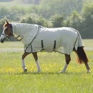 Maxi-Flow Fly Sheet 69 White Blue/Green Stripe