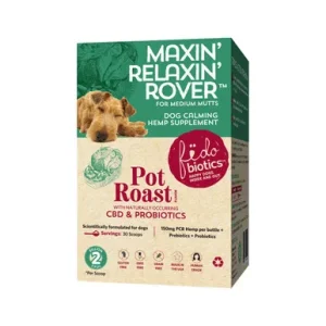 Maxin Relaxin Rover for Medium Mutts Hemp Dog Supplement
