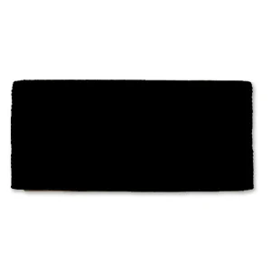 Mayatex 1314A 8 San Juan Solid Black 34x30 New Zealand Wool Saddle Blanket