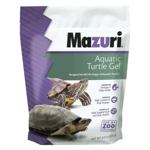 Mazuri® Aquatic Turtle Gel, 8 Ounce Bag