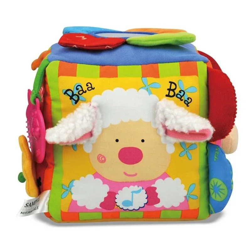 Melissa and Doug Musical Farm Cube Learning Toy - Image 2