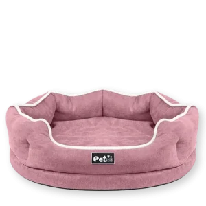 Memory Foam Velvet Pet Bed – Soft, Orthopedic, Washable