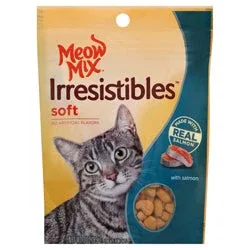 Meow Mix Irresistibles Soft Cat Treats Salmon 3 oz - Image 2