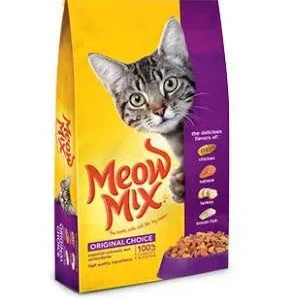 Meow Mix Orig Chc Dry Cat Fd 22lb{l-1}799156