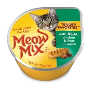 Meow Mix Tender Favorites Chicken & Liver 12/2.75oz {l -1} C= 799480