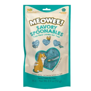 Meowee! Savory Spoonables Cat Treats Tuna, Chicken, & Duck 3.9 oz