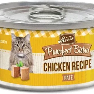 Merrick Cat Purrfect Bistro Chicken Pate, 3 oz each, Case of 24