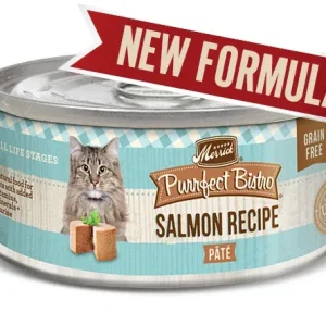 Merrick Cat Purrfect Bistro Salmon Pate, 3 oz each, Case of 24