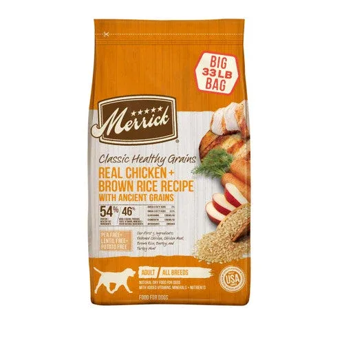 Merrick Classic Healthy Grains Real Chicken Dry Dog Recipe 33 lb - Image 2