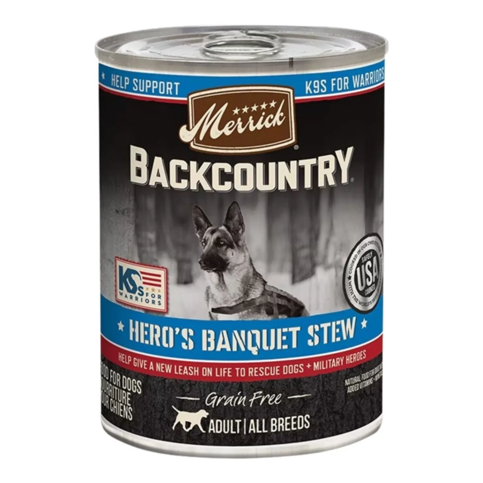 Merrick Dog Backcountry Hero Banquet, 12.7 oz each, Case of 12
