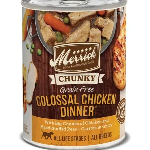 Merrick Dog Chunky Colossal Chicken, 12.7 oz each, Case of 12