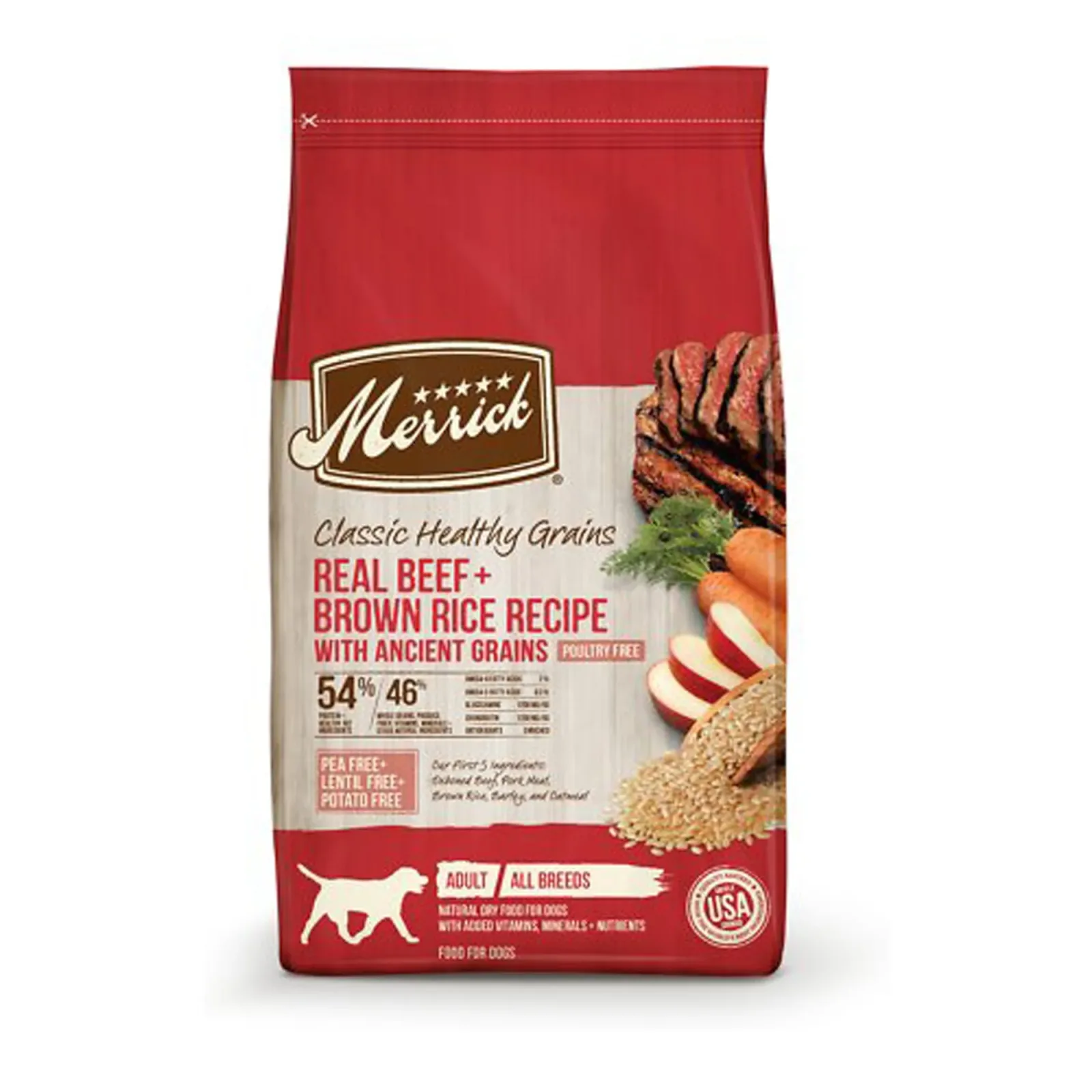 Merrick Dog Classic Beef And Brown Rice 25 lb