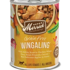 Merrick Dog Classic Wingaling, 12.7 oz each, Case of 12