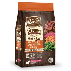 Merrick Dog Freeze-Dried Lil Plates Grain-Free Beef And Sweet Potato, 10 lb