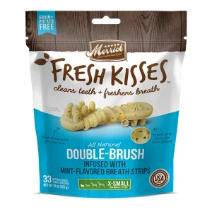 Merrick Dog Fresh Kisses Mint Strips X-Small 6 oz. 20 ct